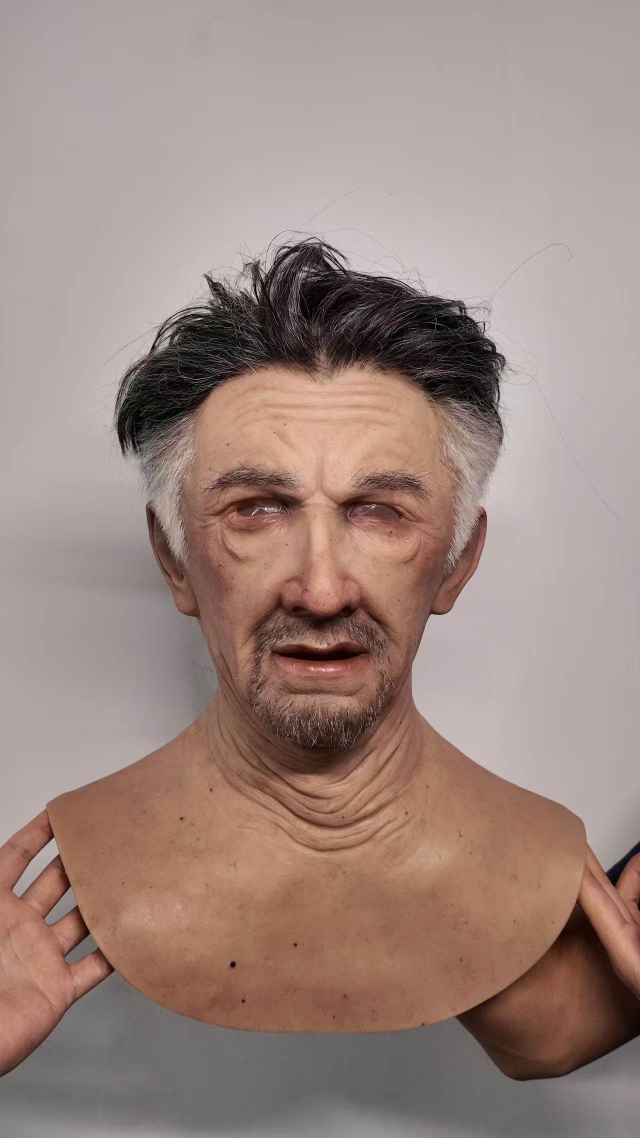 Realistic Old Man Silicone Mask