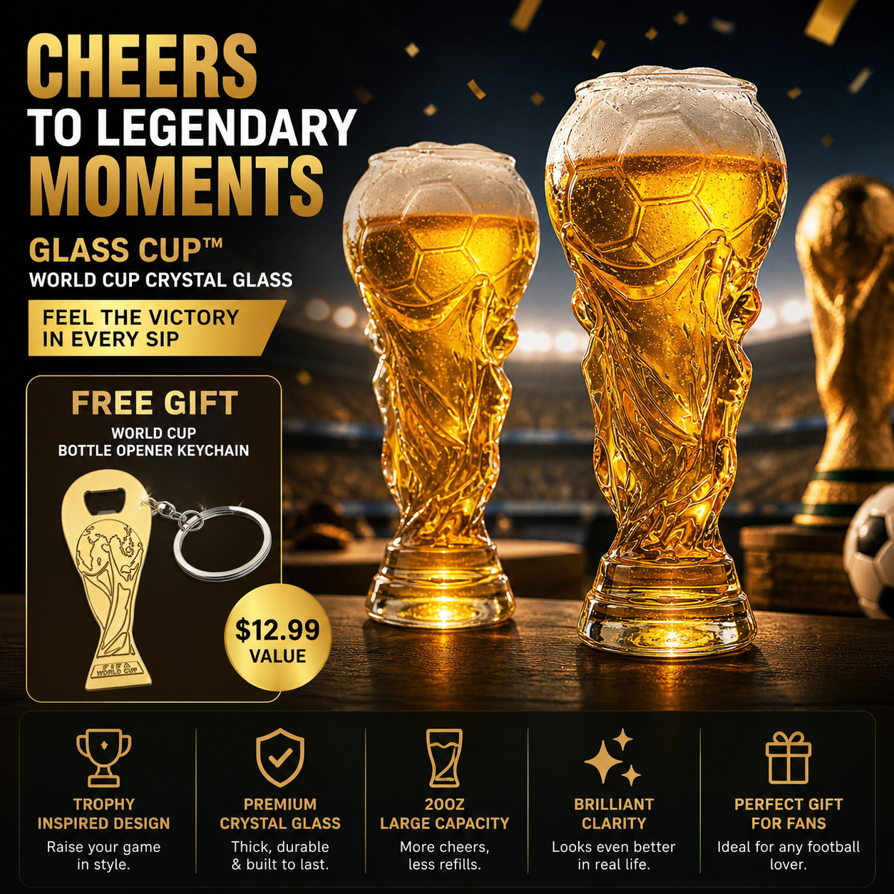 World Cup Crystal Glass