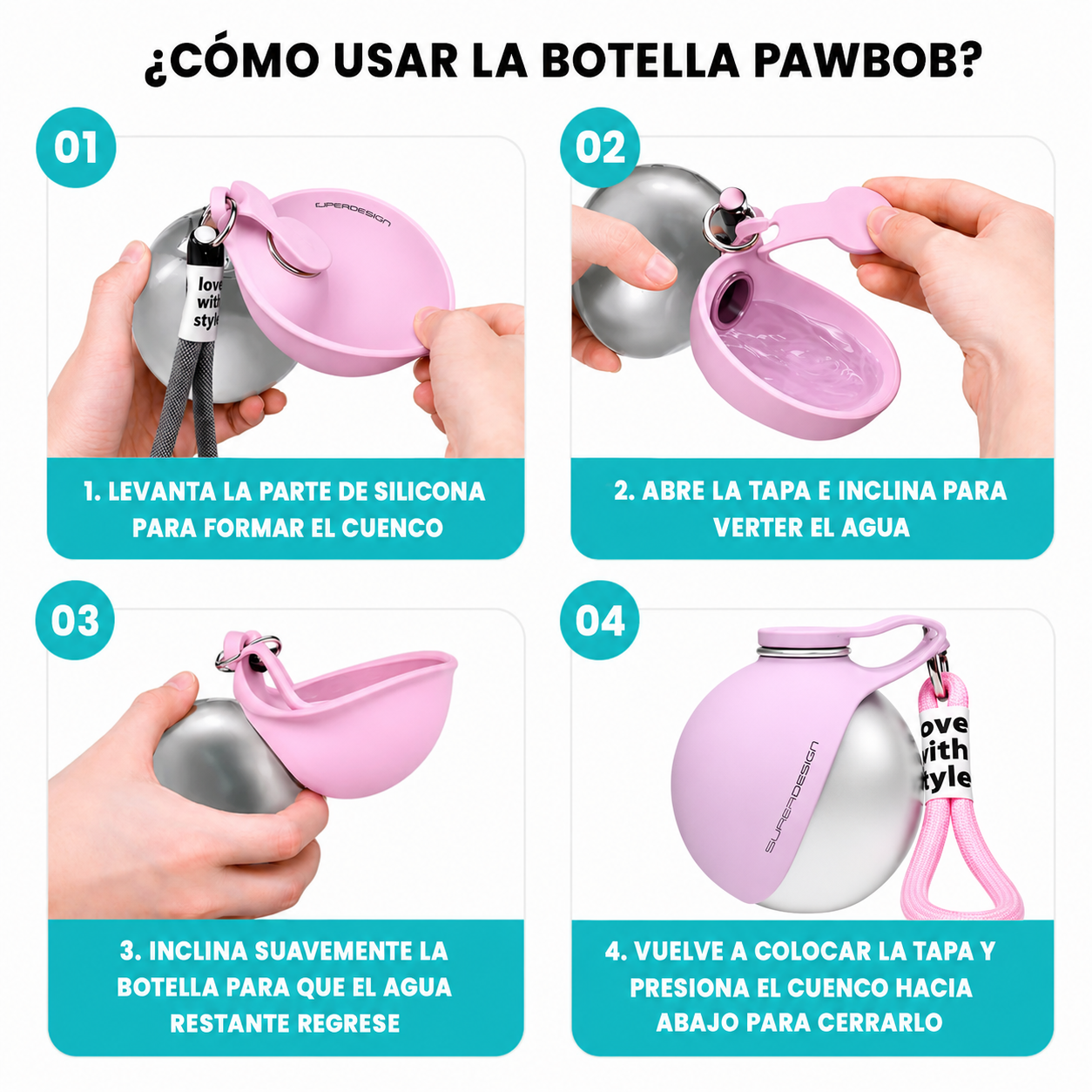 Portable Dog Water Bottle