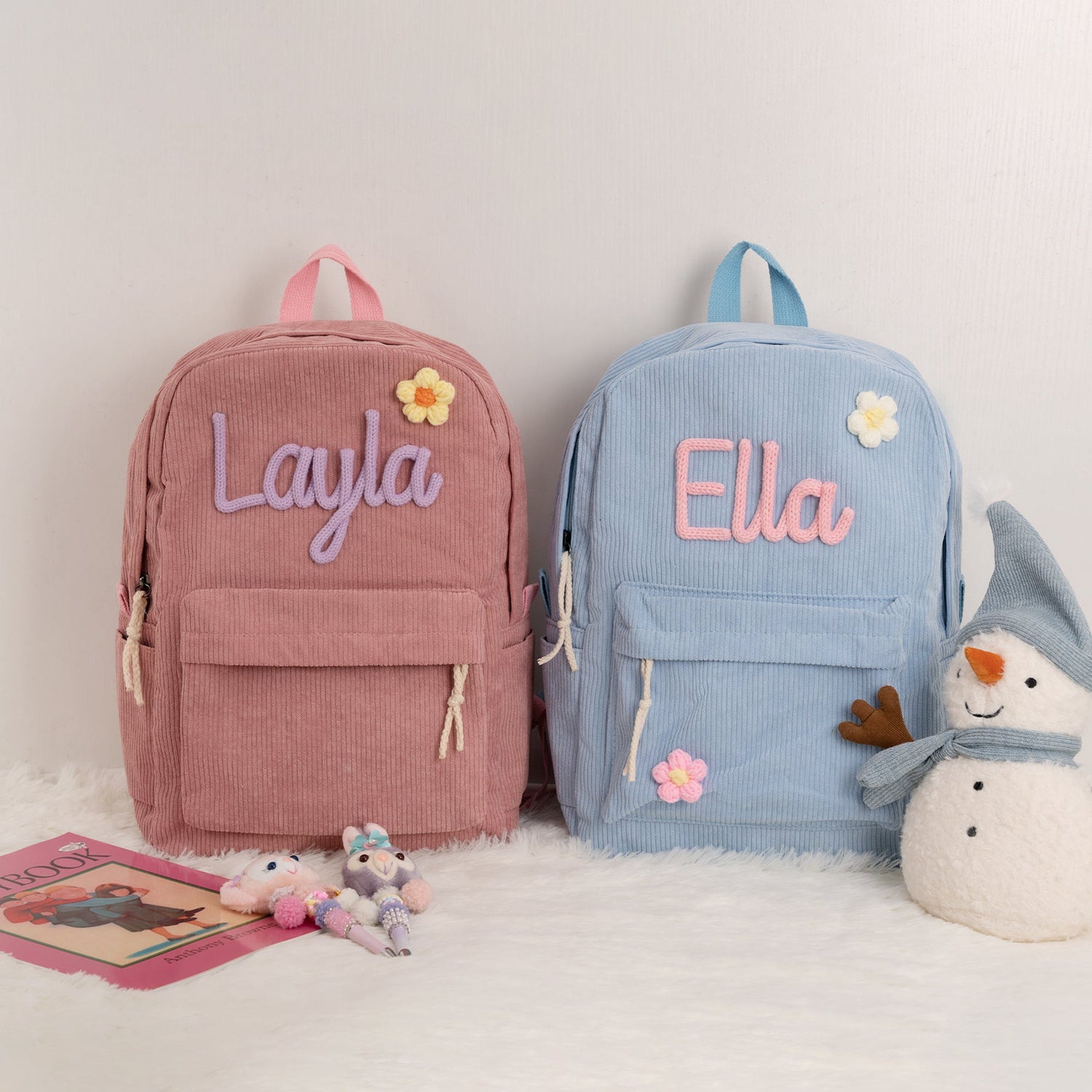 Personalized Knitted Backpack