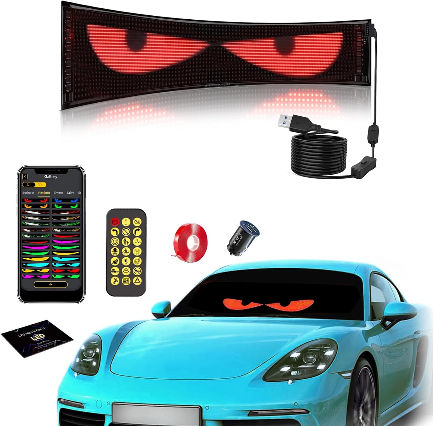 Programmable Devil Eyes Light for Car&Truck