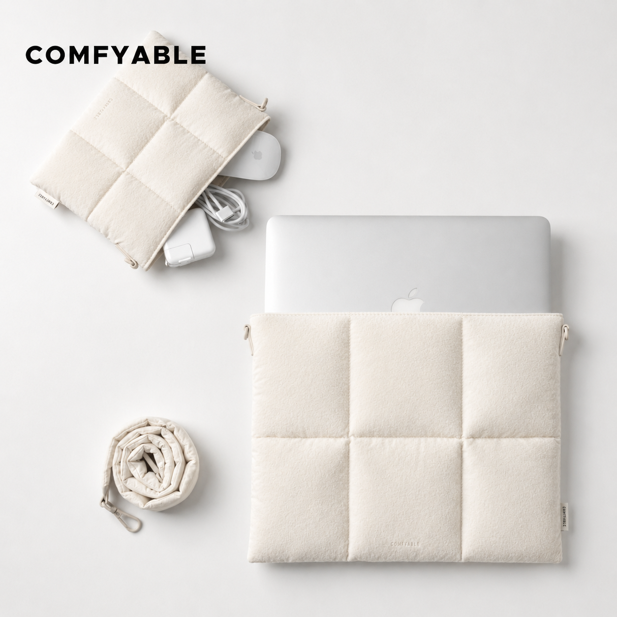 Magnetic laptop bag