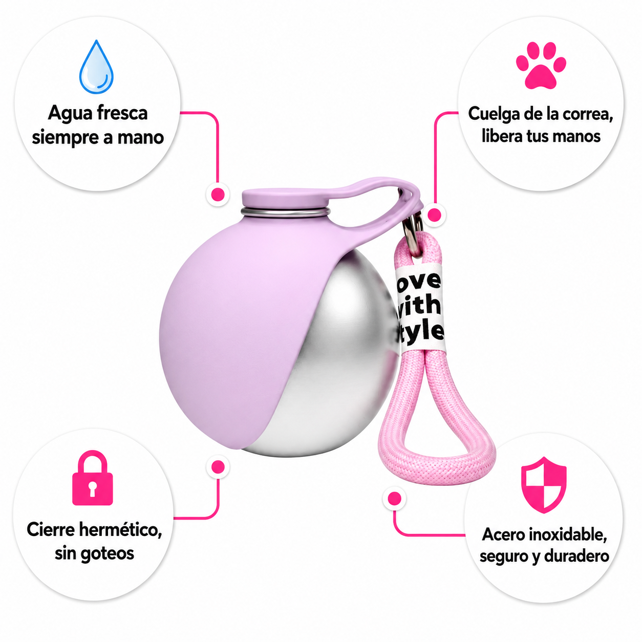 Portable Dog Water Bottle