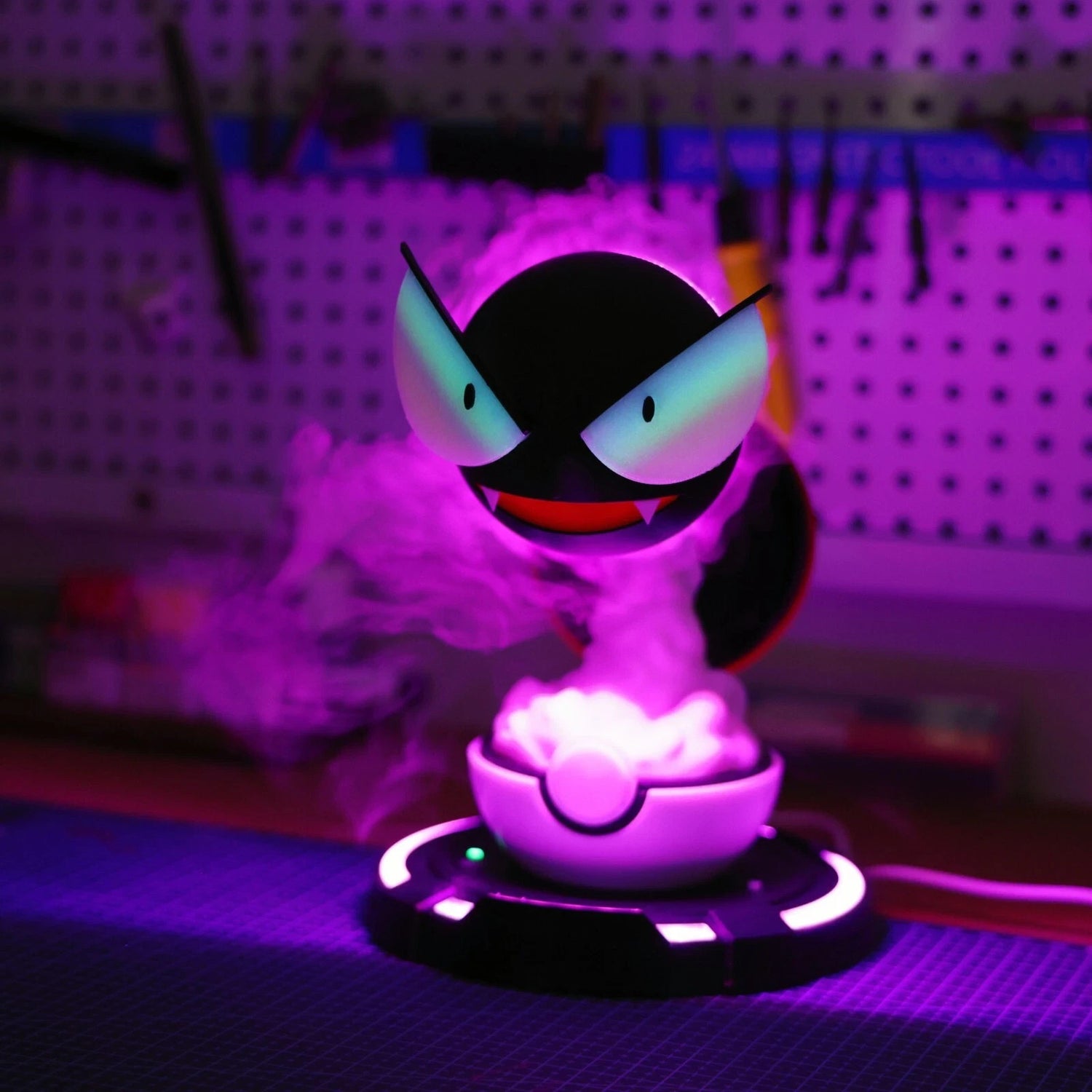 Gastly Luminous Humidifier Gastly Purple‑LED Mist Humidifier Haunted Gastly